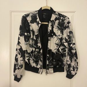 Black satin jacket